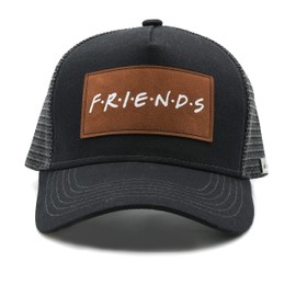 Waldeal Men Women Friends Baseball Caps Adjustable Summer Mesh Trucker Hat Black