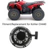 Acouto Rewind Recoil Starter 1716511 S for Kohler CH440, Engine
