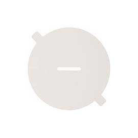 CandMak Candle Dust Covers, 160pcs Blank White Matte Candle Dust Lid with Pull Tab for Candle Making (2.125")