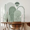 SUPERDANT Green Arch Wall Stickers Bohemian Wall Stickers Dots and