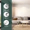 ledscom.de 6 Pieces Ceiling recessed Frame Fere recessed Frame Chrome
