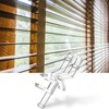 Blind Clips for Valance 1.6 Inch Hidden Channel Window Valance