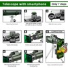 80x100 Monocular Telescope with Smartphone Adapter Tripod, High Powered Monoculars