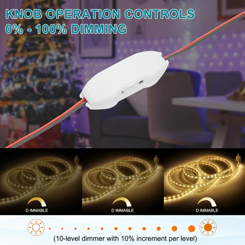 sourcing map LED Strip Dimmer, DC 12V to 24V 3A