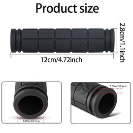 FUNNTY Bike Handle Grips, Kids Non-Slip-Rubber Bicycle Handlebar Grips, Specialized Replacement Bike Grips, for Beach Cruiser Razor Scooter Foldable Mountain Bicycle Tricycle BMX MTB