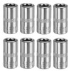 HARFINGTON 8pcs E-Torx Socket 1/4" Drive E10 External Torx Deep