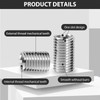 Pack of 18 Thread Adapters, Thread Insert M6, Threaded Sleeve