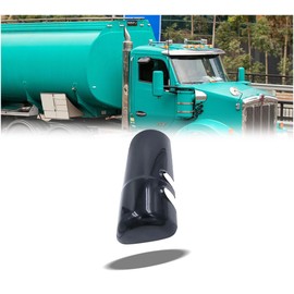 Mytee Products Black Finish Truck Door Mirror Covers fit for Kenworth T680 & T880 Models Passenger Side Mirror Cover RH Replace R22-6124-100