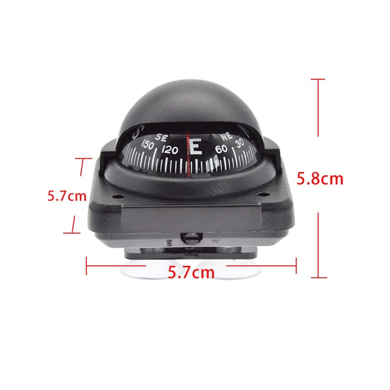 Nicear Car Compass Dashboard Compass Outdoor Navigation Adjustable Folding Directional