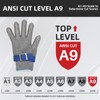 GOL-SIV Level 9 Cut Resistant Wire Glove Stainless Steel Wire