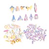 Healeved 50pieces Nail Rhinestones Multi-Shape Gems for Nail Art Charms