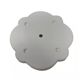 Kimple Replacement Ceramic Quatrefoil Kimple 1987 8.5” holiday unpainted hole Craft 80s