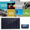 KEEPAK Trickle 30W Solar Panel 12V Charger Battery Charger Kit