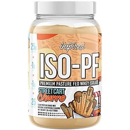 Inspired Nutraceuticals ISO-PF Grass Fed Whey Protein Isolate Free from Hormones, GMOs and Antibiotics - Street Cart Churro (26.4 Ounces)