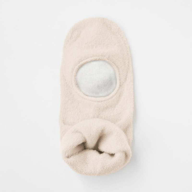 Gunze AUX 832 Women's Nighttime Socks, 2 Pairs, white (off-white),