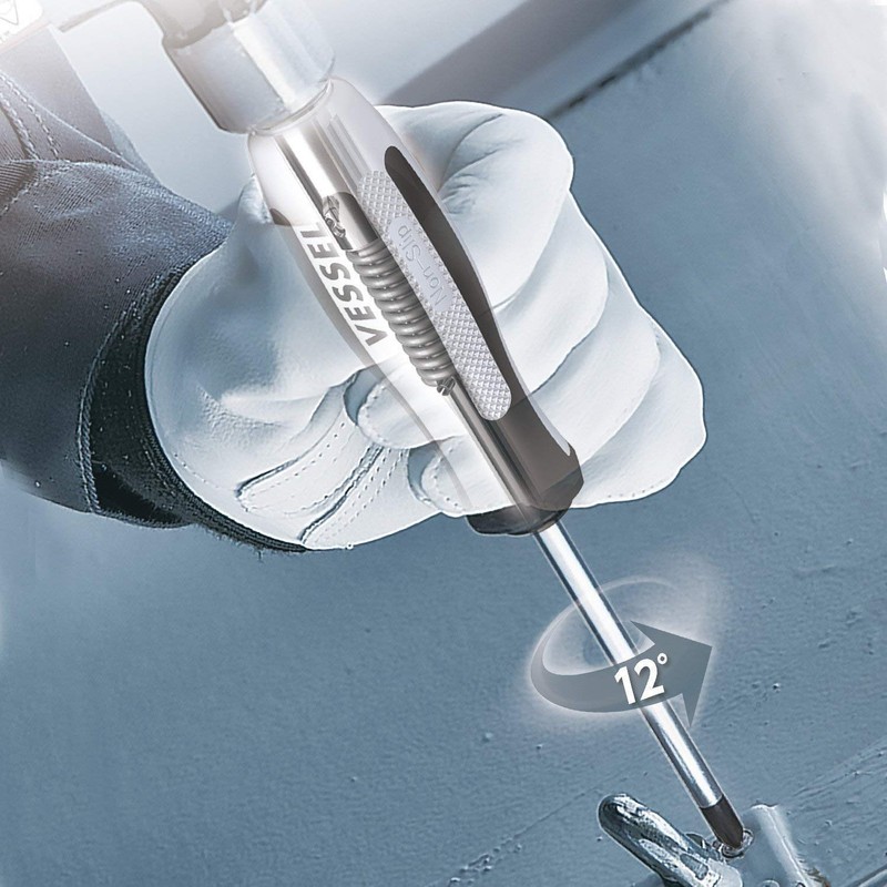 VESSEL Set of 6 Impact Screwdrivers "MEGADORA IMPACTA" 9006HS