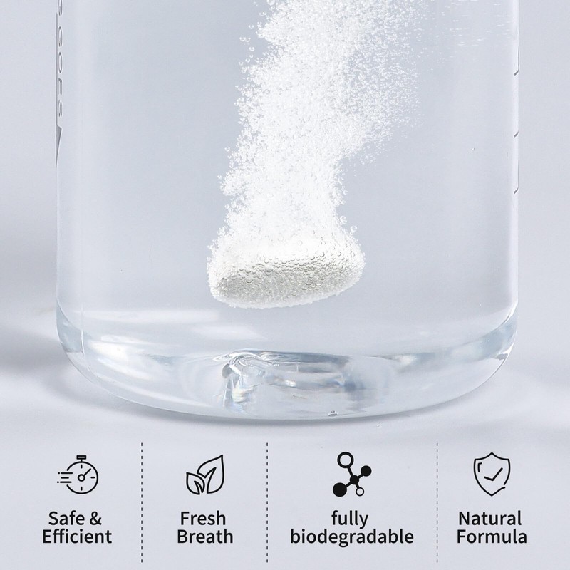 NATRUTH Water Bottle Cleaning Tablets 20 Tablets Effectively Removes Tough