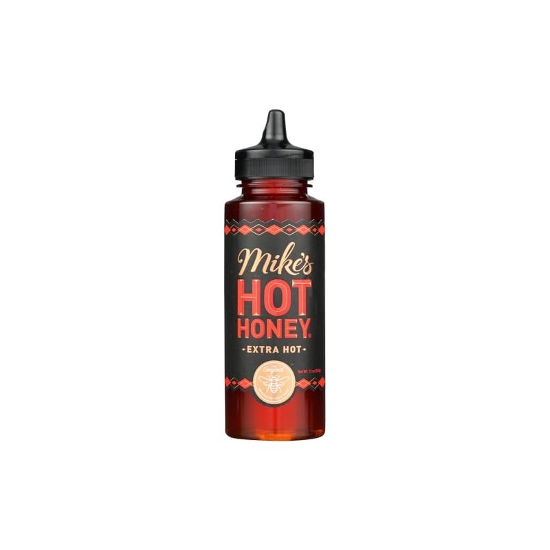 Mikes Hot Honey Extra Hot Honey, 12 OZ, 6 Pack