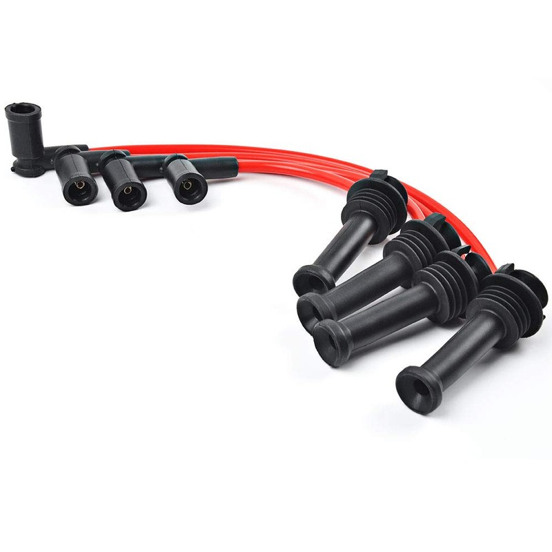 OTUAYAUTO 4 x Ignition Cable for Focus 2, Fiesta 4