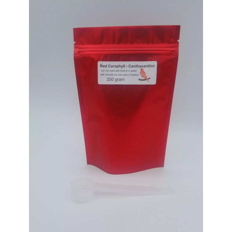 carophyll 250 gram  Carophyll - Canthaxanthin Red to Intensify Birds