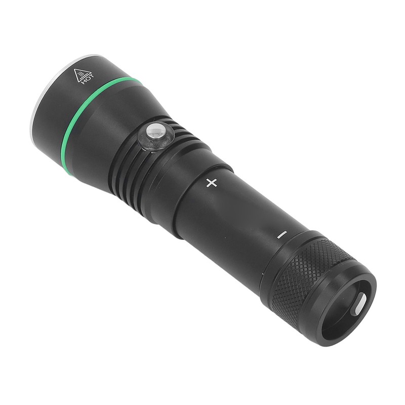 Diving Flashlight Super Bright Flashlight 1200LM Aluminum Alloy IPX8 Waterproof