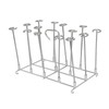 Fryer Skewer Stand Uniform Cooking Rust Resistance Stainless Steel Vertical