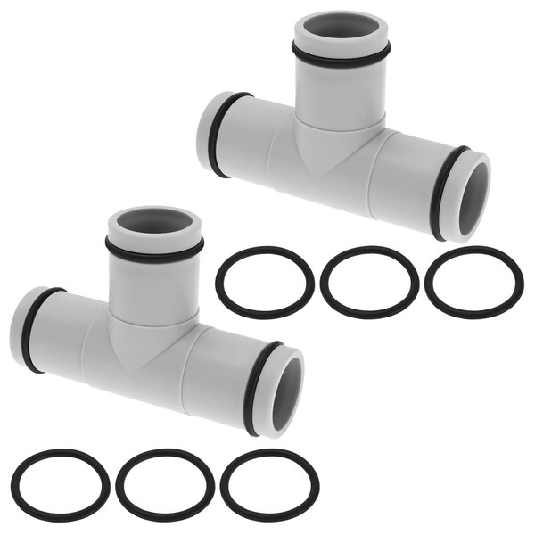 SG Store Pack of 2 T-shaped Hose Connectors Fits 32mm