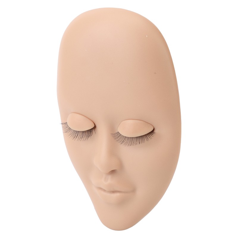 3pcs Eyelash Mannequin Head Lash Extension Training Practice Head with