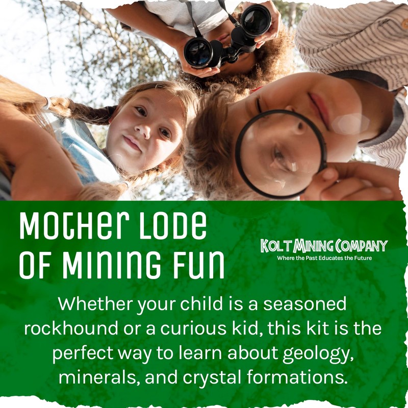 Kolt Mining Activity Dig Kit – Mother Lode Includes Fossils,