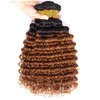 1B30 Bundle Ombre Deep Wave Human Hair Bundles Color 30