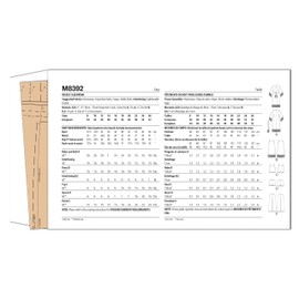 McCall's Easy-to-sew Misses' Sleepwear Robe, Dress, Top, Shorts, and Pants Sewing Pattern Packet, Design Code M8392, Sizes 18-20-22-24-26