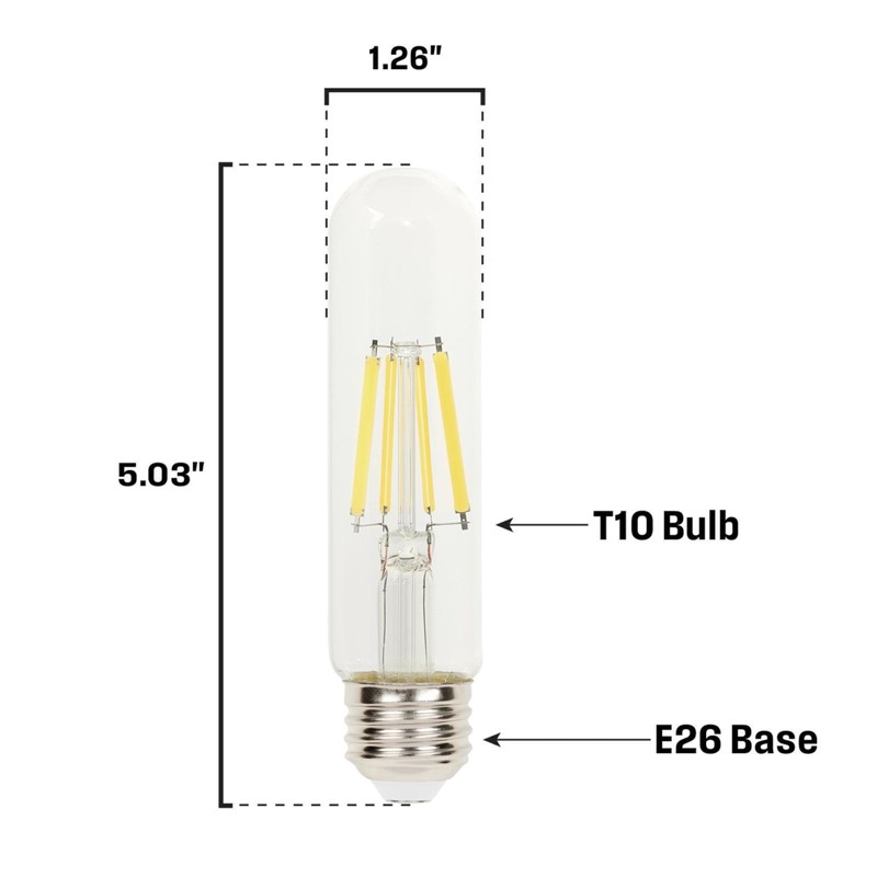Westinghouse Lighting 5342000 8 Watt (100 Watt Equivalent) T10 Dimmable