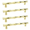 Bitray 4PCS Drawer Pulls 5 Inch Hole Center Gold Dresser