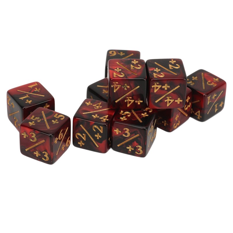 20PCS 6 Sided Dice Set for Kids 16MM Plastic Educational