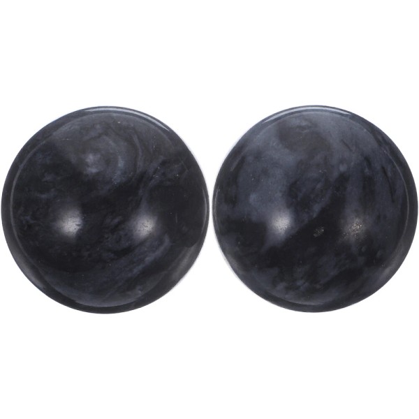 None 2Pcs Jade Hand Balls Health Exercise Massage Tool for