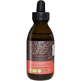 Monk Fruit Orgánico Líquido, 120 ml, Rinde 700 tazas, Mayan Sweet