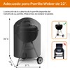 Cubierta Protectora Funda Asador para Weber de 22 Pulgadas, Cubre
