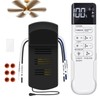 Ceiling Fan Remote Control Kit, Dimmer, AC Motor 3-Speed Becomes