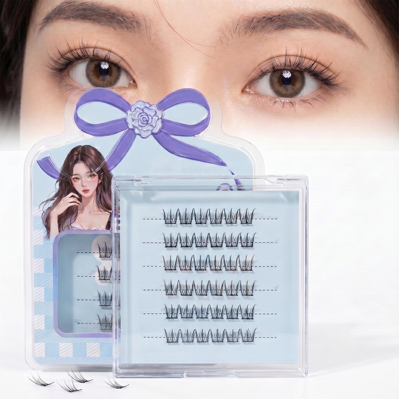 VBS self-adhesive eyelashes 10mm Beauty | Natural Lash Clusters for