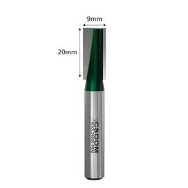 CSOOM 8 mm Shank Professional Floor Cleaning Cutter with Impact Magnetic Bits, End Mill, Woodworking Tool Bit (9 mm)