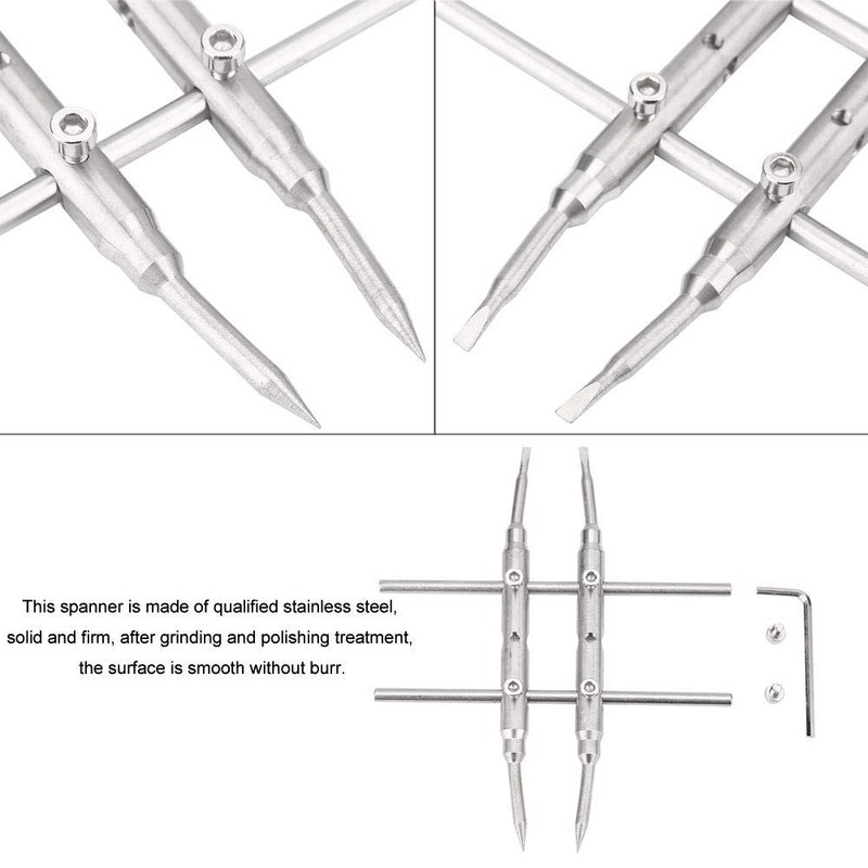 VBESTLIFE Camera Lens Repair 110mm Adjustable Maintenance Tool Kit Stainless