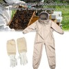 Beekeeping Protective Suit with Gloves Professional, Bee Keeper Gear, Coveralls