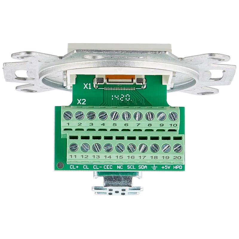 Rutenbeck 17010553 Anschlussdose 1-Fach, KM-HDMI Up 0 rw, Multicolor
