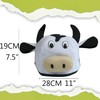Cow Head Hat - Fun Animal Costume Headwear with Floppy
