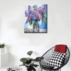 Tucocoo Paint by Number Blue Lilac in a Glass Vase