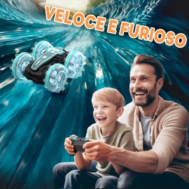 Korffe RC RC Off-Road Vehicle 4WD 360° Rotation Stunt Car Off-Road RC Vehicle