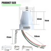 Meskliu Photocell Light Sensor,10A AC110-240V Dusk to Dawn Outdoor Photoelectric
