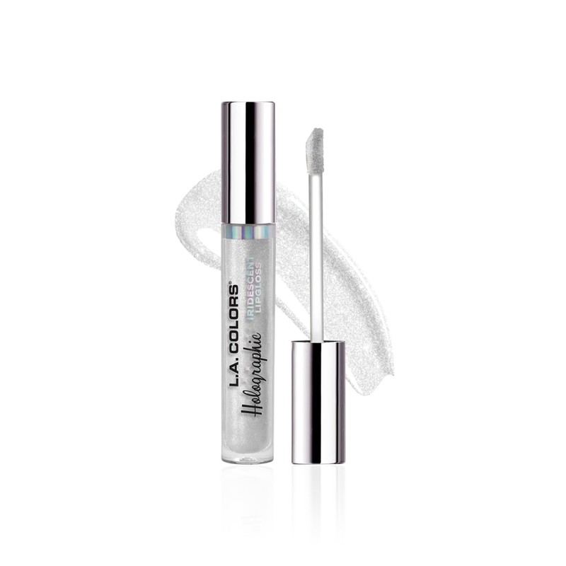 L.A. COLORS Holographic Iridescent Lipgloss, Diamond Lite CLG423