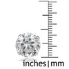 11MM Classic Brilliant Round Cut Cubic Zirconia (CZ) Sterling Silver