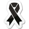 Zirni Black Ribbon Mourning Death Melanoma Symbol Sticker Decal Design